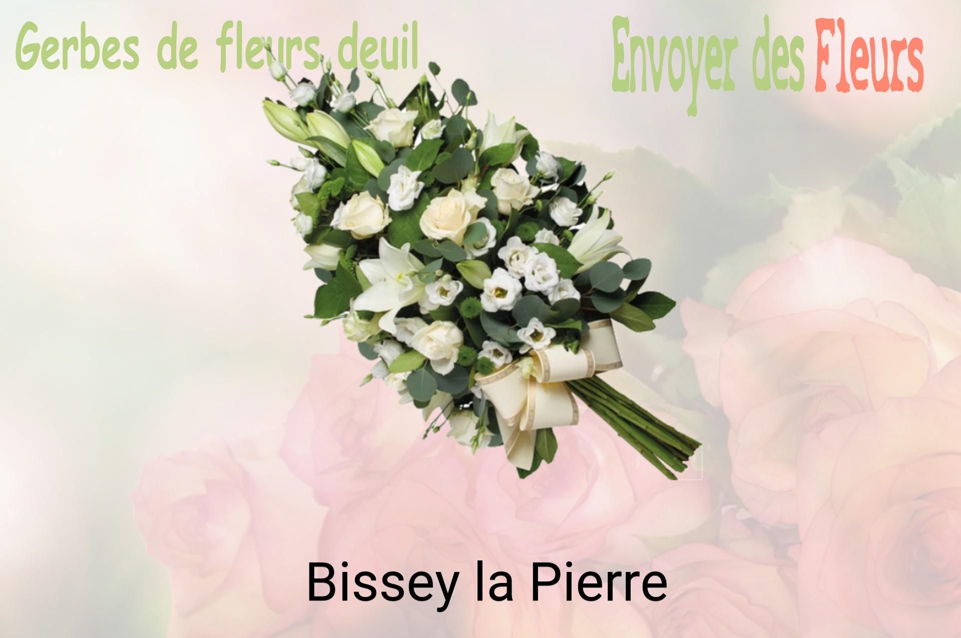 Gerbe de fleurs de deuil livrée à Bissey-la-Pierre